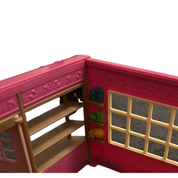 Lil Woodzeez Bataat Bakery Shop Calico Critters Play Set Pink Building Only Toy - Picture 16 of 16